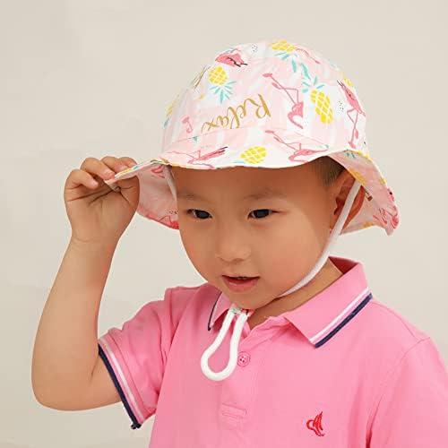 Ljetna dječja šešica u UPF 50+ Zaštita od sunca Podesiva dječačka za bebe Hat Wide Brim Toddler kašika za dječake