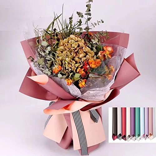 ZJHYXYH 20kom / lot cvijeće Mini dvostruko pakovanje poklona za umotavanje neutralne boje cvjećar