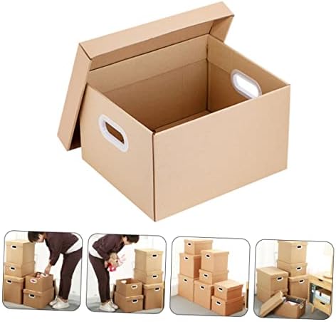 STOBOK kutija za pohranu datoteka kartonska posuda sa poklopcem Kancelarijski materijal Organizator Poklon