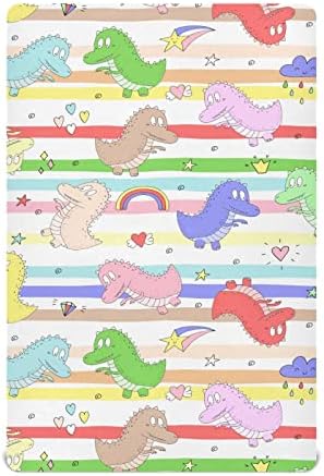 Umiriko Cute Dinosaur Dino Pack N Igrajte baby Play Playard listove, mini krib za dječake Djevojke igrač