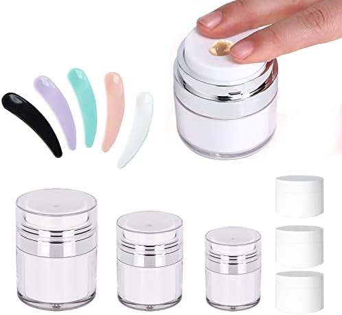 Shin Nana 6pcs Cream Pump za vakuum boca, 15/30 / 50ml pumpa za njegu kože, krem ​​boca za usisavanje, bez vazdušne