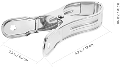 Doitool Tarp stezaljke 20pcs Clotpespins Chip Clip-a od nehrđajućeg čelika Tebela metalna odjeća za odjeću
