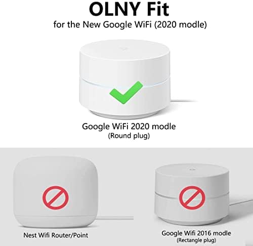 Google WiFi Wall Mount, WiFi pribor za Google WiFi sistem prva generacije i Google WiFi ruter bez neurednih