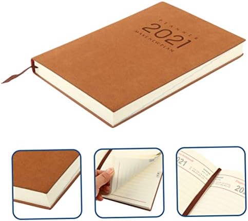 Operilacx 2021 Radne bilježnice Brown Notebook Cuadernos 2021 Daily Planer 2021 Planiranje notebook