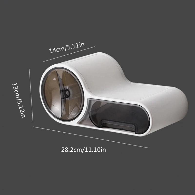 Koaius toaletni držač za papir multifunkcionalni toaletni držač za držač za tabli zid-montiran toaletni tkivni