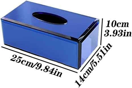 Kutija tkiva Izvrsna kutija za tkivo Kućni ličnosti modno stakleno tkivo tkivo velikog kapaciteta tkivo kutija za tkivo tkiva tkiva pokriva polica