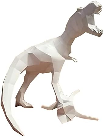 Roaring Tyrannosaurus Rex 3D Origami puzzle Geometrijski papir Model DIY Naslovna Dekoracija