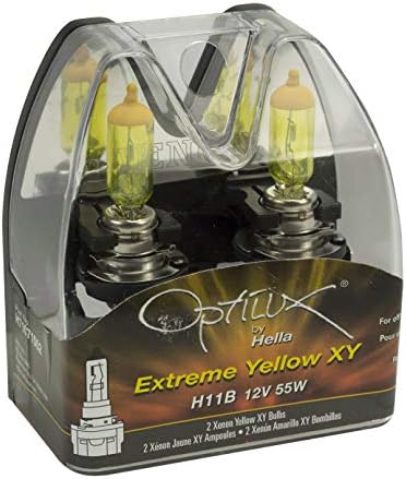 Hella H71071552 Optilux XY serije H11B XENON žute halogene sijalice, 12V, 55W 2 pakovanje