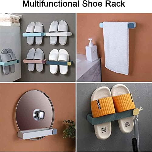 Kupatilo klizač police bez probijanja zida montiranog komada stalak za obuću uštedu prostora za