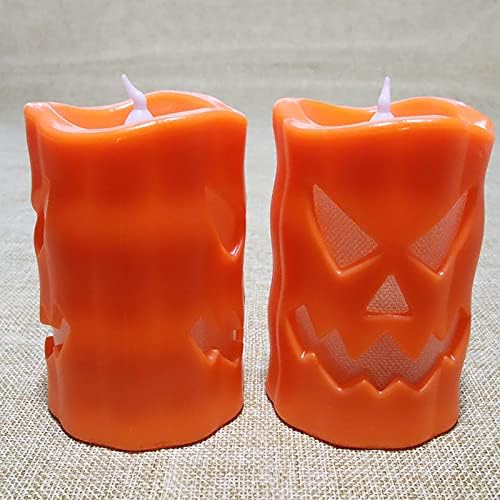 Flameless Candle prijenosni Halloween treperenje svijeće za Kućni dekor WC zdjela svjetlo