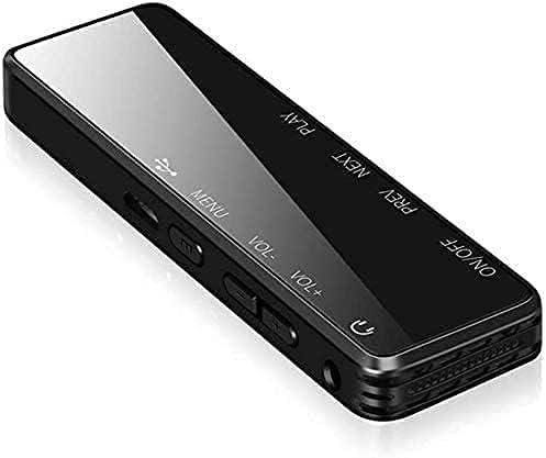 MuslimStreet 8GB Digitalni diktafon - aktivirani diktafon za predavanja časovi sastanaka, Mini audio uređaj za snimanje Audio snimač prijenosni USB MP3 reprodukcija