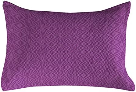 AMBESONNE MAGENTA Quilted jastuk, okretanje rotacijskog spiralne pločice Twister Symetrical Spinning