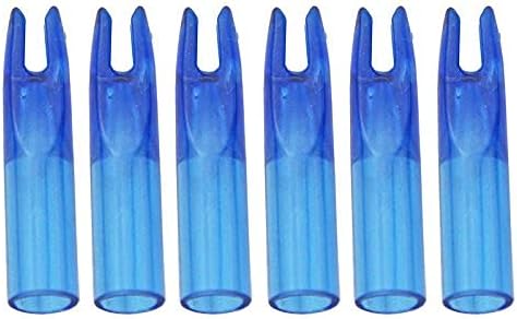 Lixfdj 50pcs plava plastična streličar strelica Nock za vanjski promjer 5,9-6,0mm osovina od karbonskih stakla // 413