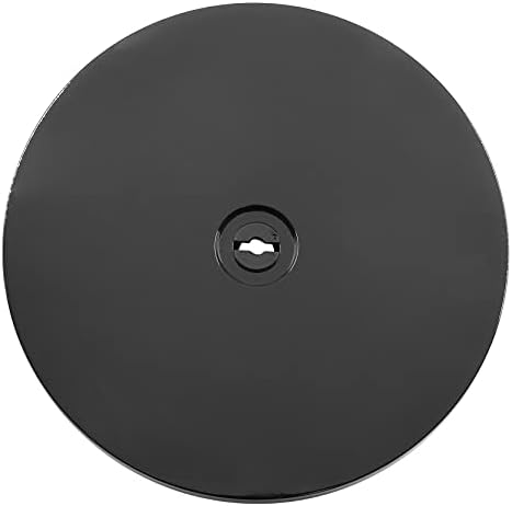 Zorveiio 8 Crni akrilni gramofon Organizator, okretna ploča rotirajućeg organizatora za kupaonski kuhinjski ormarić