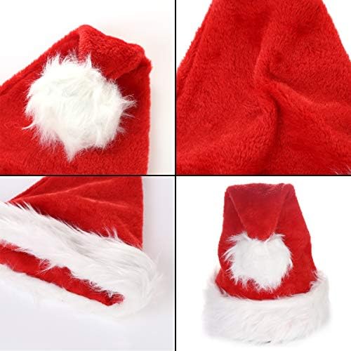 CCINEE Božić Santa šešir za odrasle baršun Božić šešir Holiday Home ukras