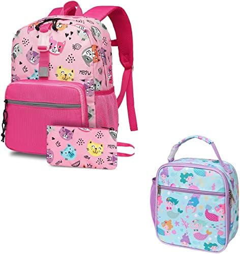Bagseri predškolski ruksak, Dječiji školski ruksak i kutija za ručak, Dječija izolovana kutija za ručak