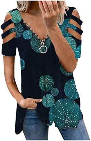 Yubnlvae lagani trendi Casual Dugi rukav kvadratni vrat modni bluze grafički ljetni duksevi Plus Size za žene