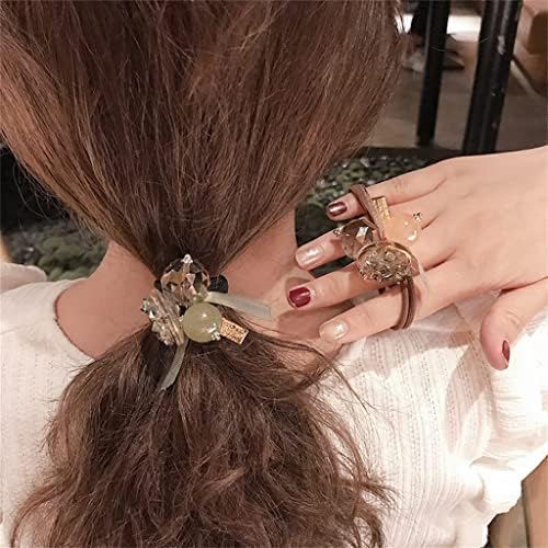 TREXD korejska verzija slatke kose prsten za kosu Temperament kose čipkaste glave konopac gumeni prsten za kosu