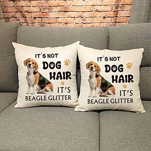 To nije pasa - to je beagle sjajni jastuk za bacanje, kokoši za pse, smiješni beagle jastuk, poklon za