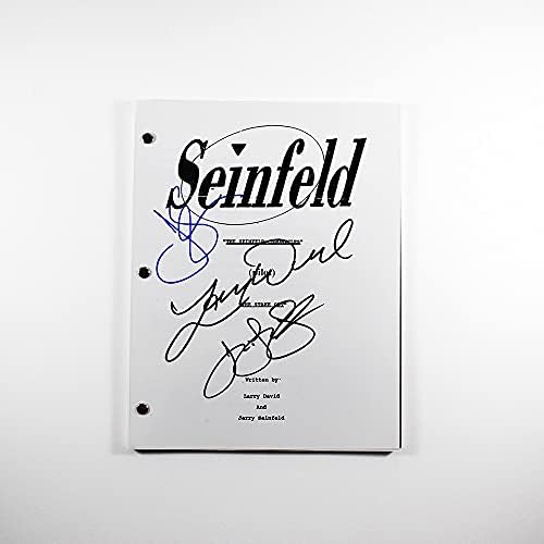 Seinfeld glupan od Jerry Seinfeld Larry David Julia Louis-Dreyfus skripta potpisan autogramirani autentični