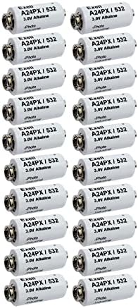 20pc Exell A24px 3V alkalna baterija V24PX RPX24 532 PX24 EPX24 2LR50