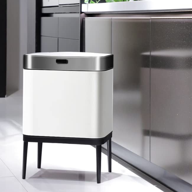 Mfchy kanta za smeće od nehrđajućeg čelika automatski kuhinjski ormar skladište alati za čišćenje domaćinstva