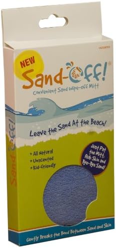 Sand-off! Ručnik za plažu u prahu u prahu za potpuno prirodno uklanjanje pijeska - plava - 1 paket