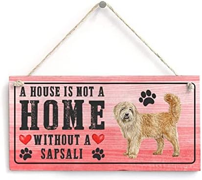 Ljubitelji pasa Zbit Greyhound Kuća nije dom bez pasa Funny Wood Dog Sign Mot Dog Plaketa Rustikalna kuća