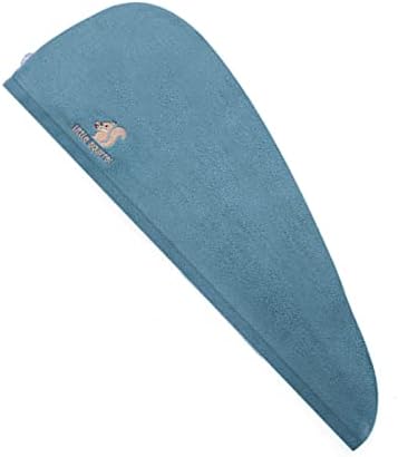 Cabilock 2 kom praktični peškiri kapa Kućni peškir plava brza kosa-sušenje dugo za omotavanje sa