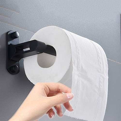 Držač salveta Crni zid za toaletni nosač papira od aluminijske legure Kupatilo Kuhinjski kolut za papir Pribor za ručnik za ručnik tkiva