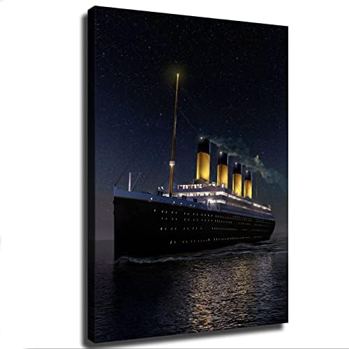Brod Koji Nikada Ne Tone Titanic Brod Poster Wall Art Painting Canvas Print Inspirativna Duhovna Soba Spavaća
