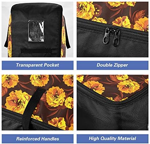 N / A ugaone torba za pohranu velikog kapaciteta - Daisy Sunflower Quilt Organizator Organizator Organizator Uključiv patentni zatvarač Pomicanje tote