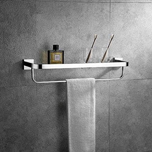 KLHHG police za kupatilo od nehrđajućeg čelika, stalak za kupatilo sa stalak za ručnik zidov tuš