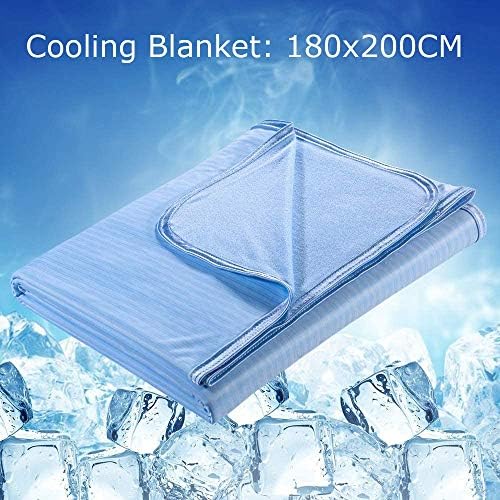 SMLJLQ Extra Large 71x79 XL King Size Twin hlađenje pokrivač za ljeto Cool hlađenje vlakna apsorbuju