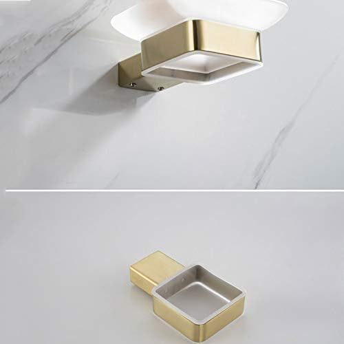 Doubao Jednostavan stil kupaonicu sapun sapun 304 Nehrđajući čelik Zlatni sapun sa sapunom za sapun sa