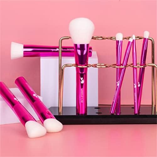 N / A Prijenosna ružičasta sintetička kosa čine četkice za postavljanje šminke za postavljanje (boja: