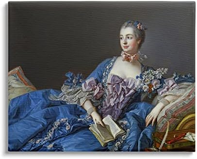 Stupell Industries Madame de Pompadour Likovna slika Francois Boucher zidna umjetnost od platna,