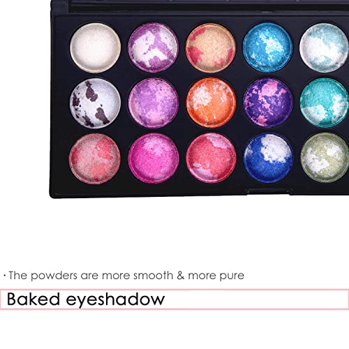 21 boja Everfavor Makeup Palette svjetlucave palete sjenila pečena sjenila kozmetička paleta