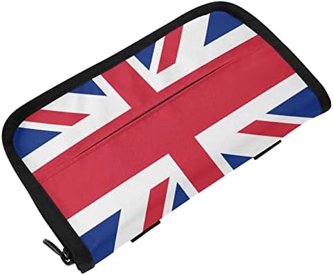 Držač za automobilski tkivo Ujedinjeno-kraljevsko-britansko-zastava-zastava Dispenser Worder BackSeat