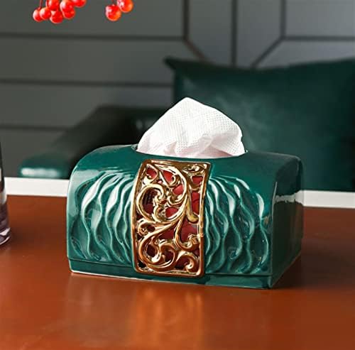 N / A Kineska kutija za tkivo keramička dnevna soba za kavu Stolić za kavu Ukrasi za papir