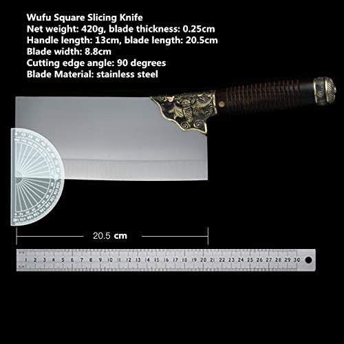 Zhmyyxgs mač Dvonamjenski kuhinjski nož za domaćinstvo ručni kovani nož za rezanje oštar kuharski specijalni kuhinjski nož