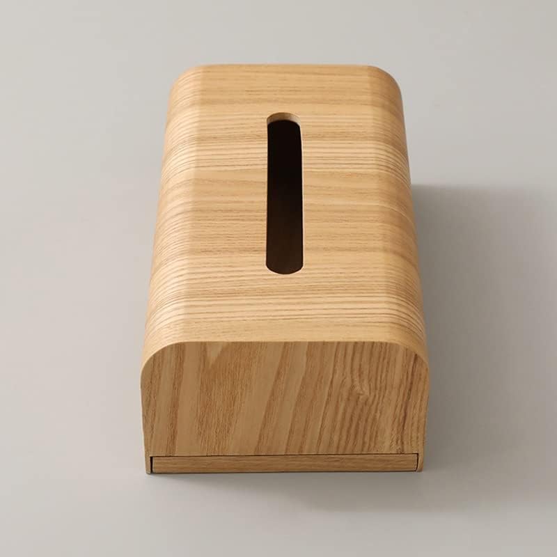 Lukeo Dnevna soba kutija za tkivo orah WOLLUT WOO papirna kutija stola za skladištenje drvenog