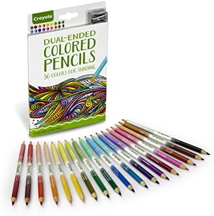 Crayola dvostruke olovke u boji, alati za bojanje odraslih, 36 brojeva