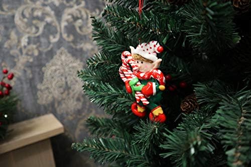 Shatchei božićno drvce viseći ukrasi ELF Holding Pokloni Candy Christmas Xmas Tree Wall Home Dekor ukrasi 3pcs