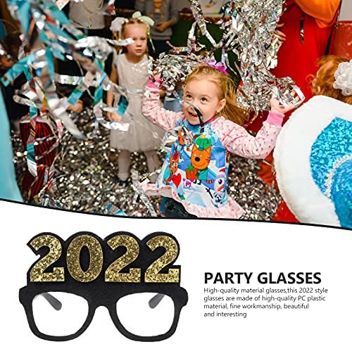 GALPADA Happy New Year dekoracije 1pc dekorativne naočare okviri naočare rekvizite Doček Nove godine