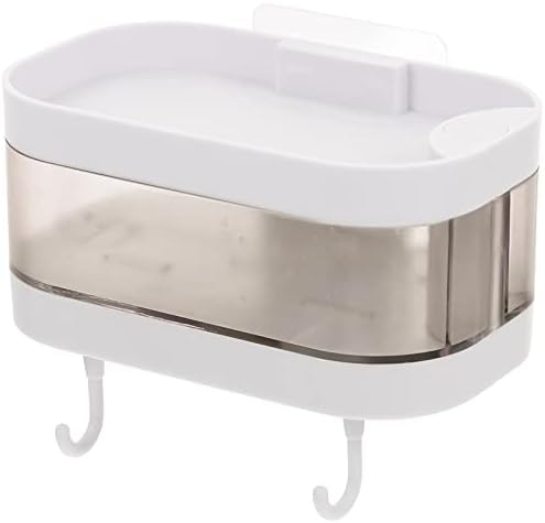 Fomiyes Gadgets Spužva držač sapuna sa sapunom sa kukom za samoljepljivu sapunicu Rotirajuće stalak za skladištenje
