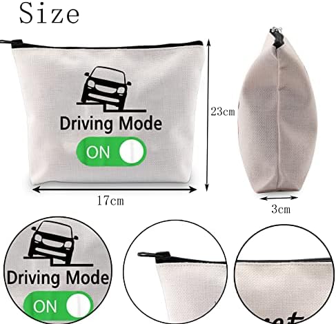 POFULL 16 godina star novi poklon za vozača način vožnje na kozmetičkoj torbici polaganje vozačkog ispita slatki 16 poklon za vožnju siguran poklon