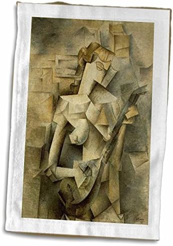3D Rose Picasso slikarska djevojka sa mandolinom 1917 TWL_57638_1 ručnik, 15 x 22