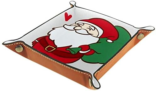 Lyetny Santa lansira Ljubav kutiju za odlaganje bombona Sundries Tray Desktop Organizator za pohranu Pogodno za putovanja, 16x16cm