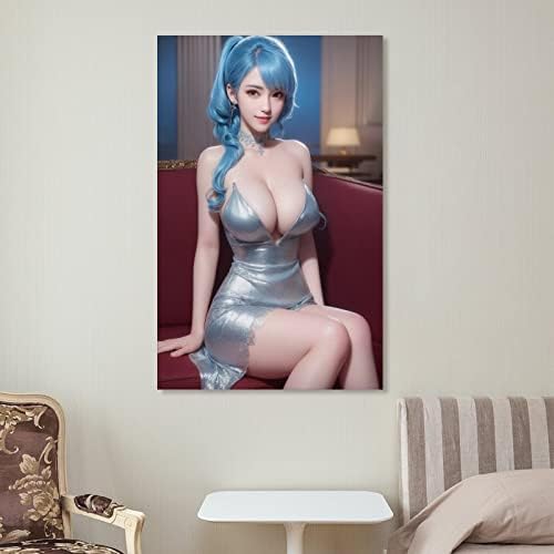 Cenzurisani Anime Seksi Devojka Poster (Prilagođeni Porno Posteri Pussy Poster Sise Poster Goli